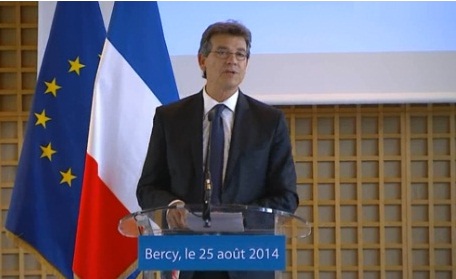 Conférence de Presse  Arnaud Montebourg 25 août 2014  Bercy