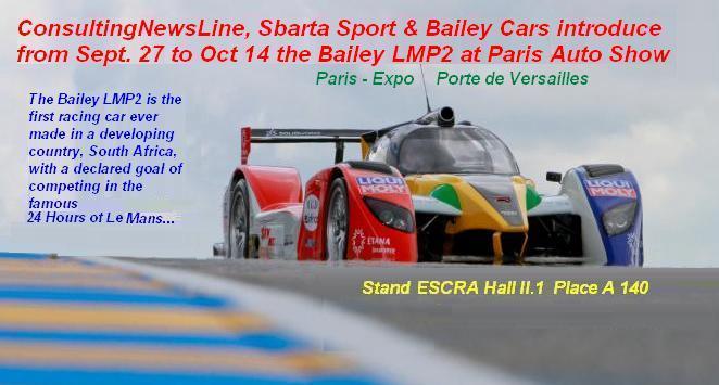 Bailey LMP2 at Mondial Automobile Paris 2012